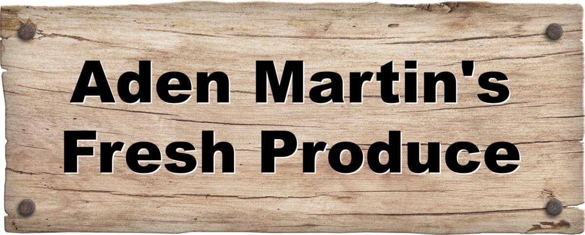 Aden Martin's Fresh Produce - Logo - Elmira Farmers Market